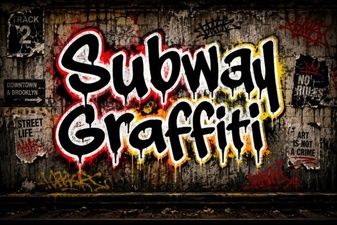 Subway Graffiti Font: Bold Urban Typography for Creative Projects