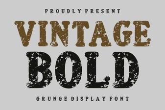 Vintage Bold Font Ideas for Striking Retro Designs