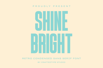 Shine Bright Font: Bold & Radiant Display Typography