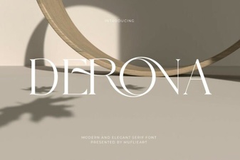 Derona Font - Elegant Serif Typeface for Classic Design Projects